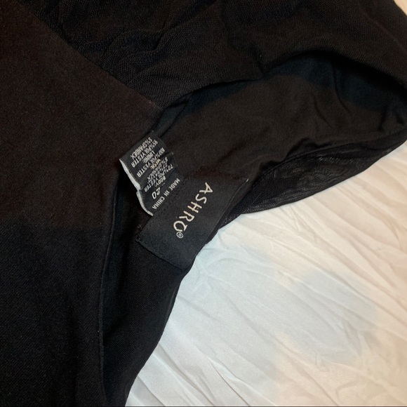 Ashton Black on Black Color Block Dress - Picture 10 of 11